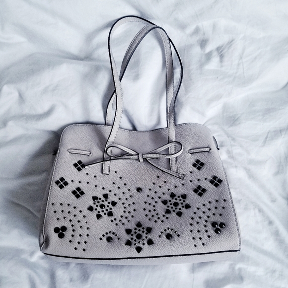 Nanette Lepore Handbags - Annette Lepore Gray Studded Handbag